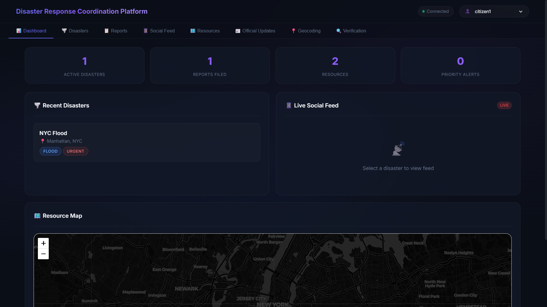 Disaster Response Coordination Platform
